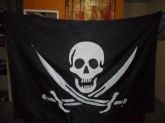 Bandeira  Do Pirata Para Embarcações Medindo 0,30 X 0,40