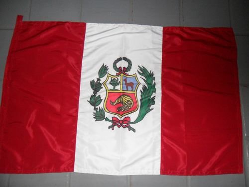 Bandeira Oficial Do Peru, Ótima Para Eventos E  Hasteamentos